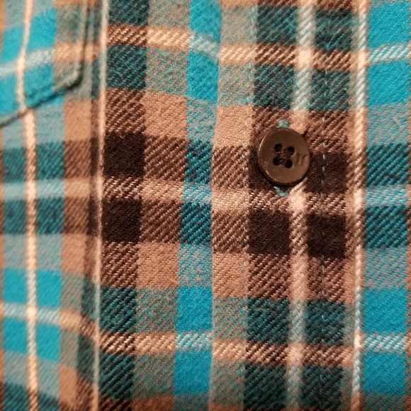 🔥HURLEY Men's Flannel Shirt⚘️HP⚘️ Heavy Fabric Size SMALL - Picture 6 of 6